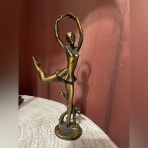 Vintage Ballerina Figurine Bronze/Brass?